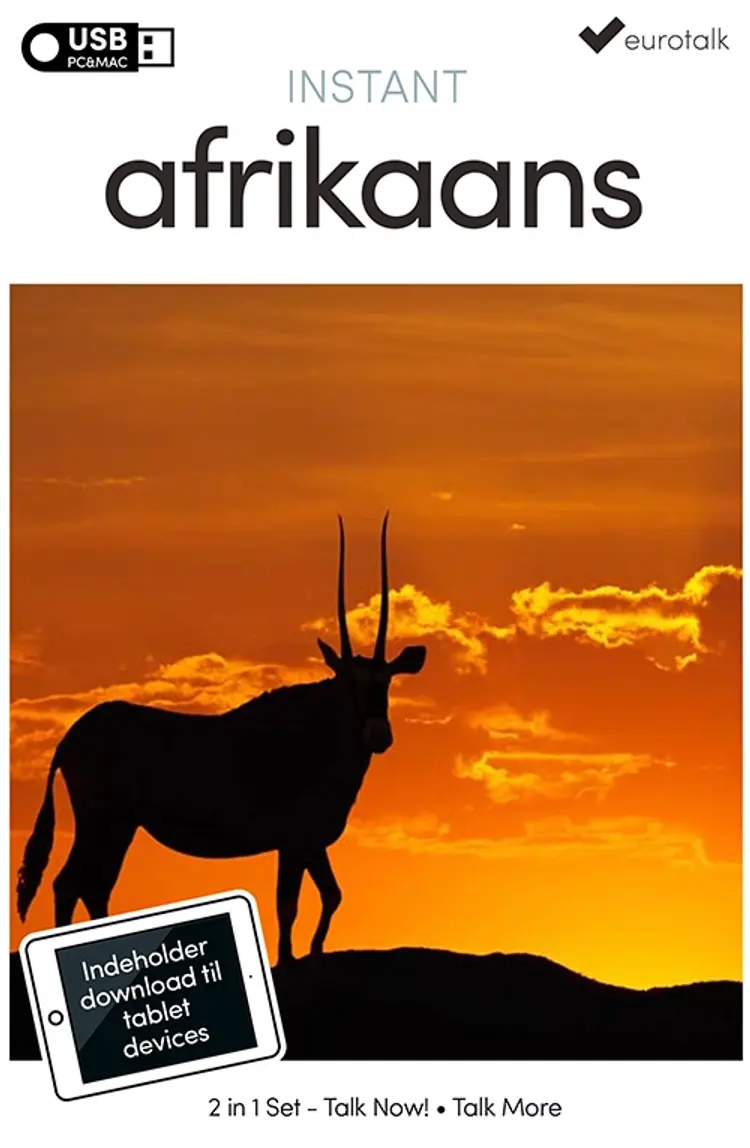 Afrikaans begynder- og parlørkursus USB & download af EuroTalk