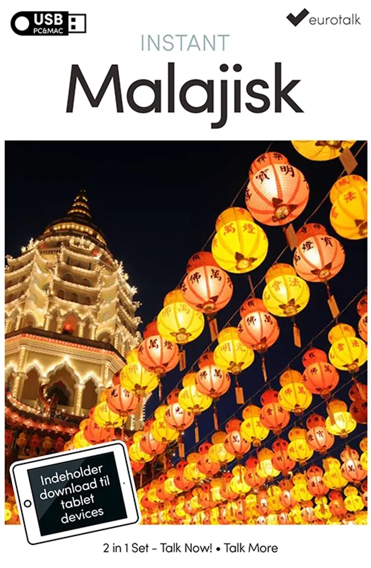 Malajisk begynder- og parlørkursus USB & download af EuroTalk