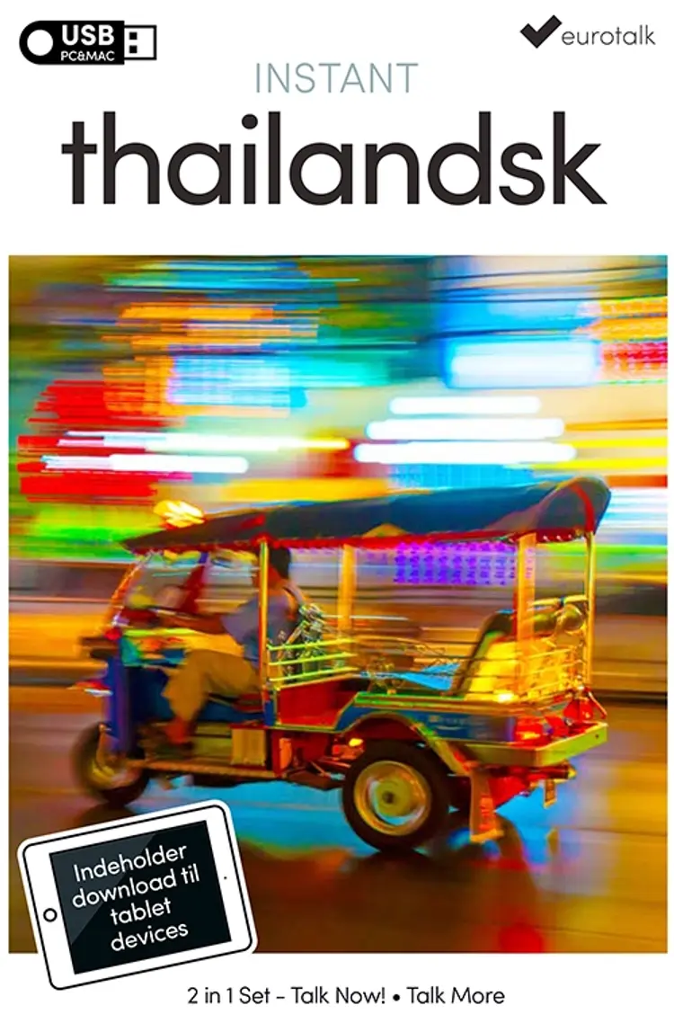 Thai begynder- og parlørkursus USB & download af EuroTalk