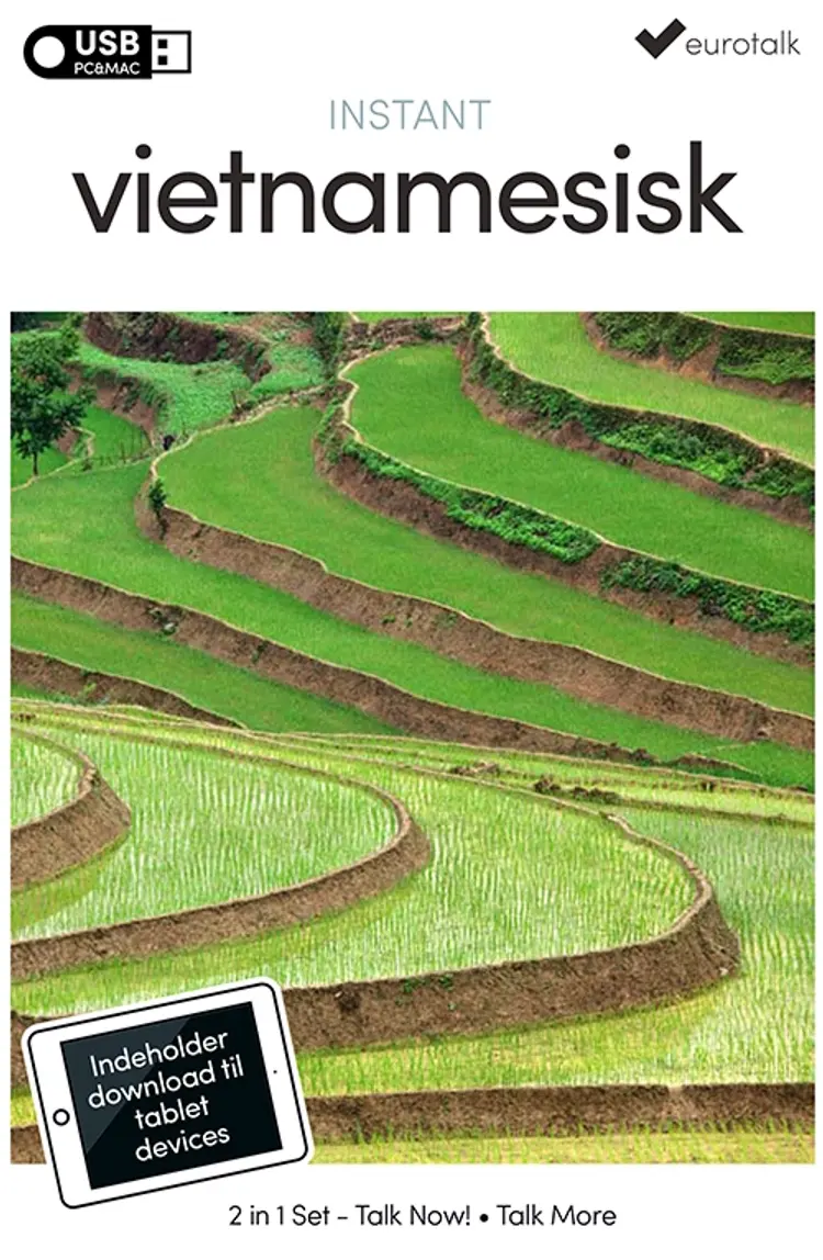 Vietnamesisk begynder- og parlørkursus USB & download af EuroTalk