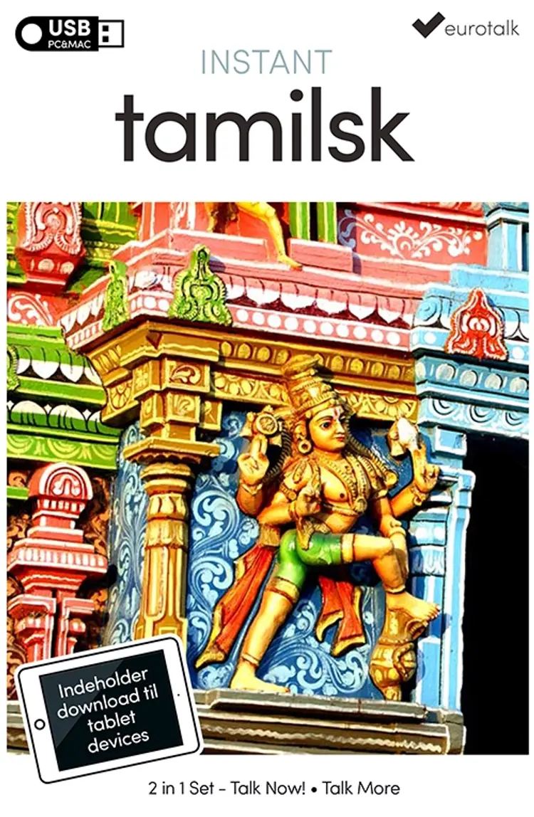 Tamil begynder- og parlørkursus USB & download af EuroTalk