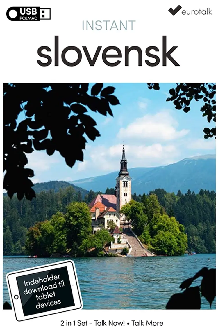 Slovensk begynder- og parlørkursus USB & download af EuroTalk
