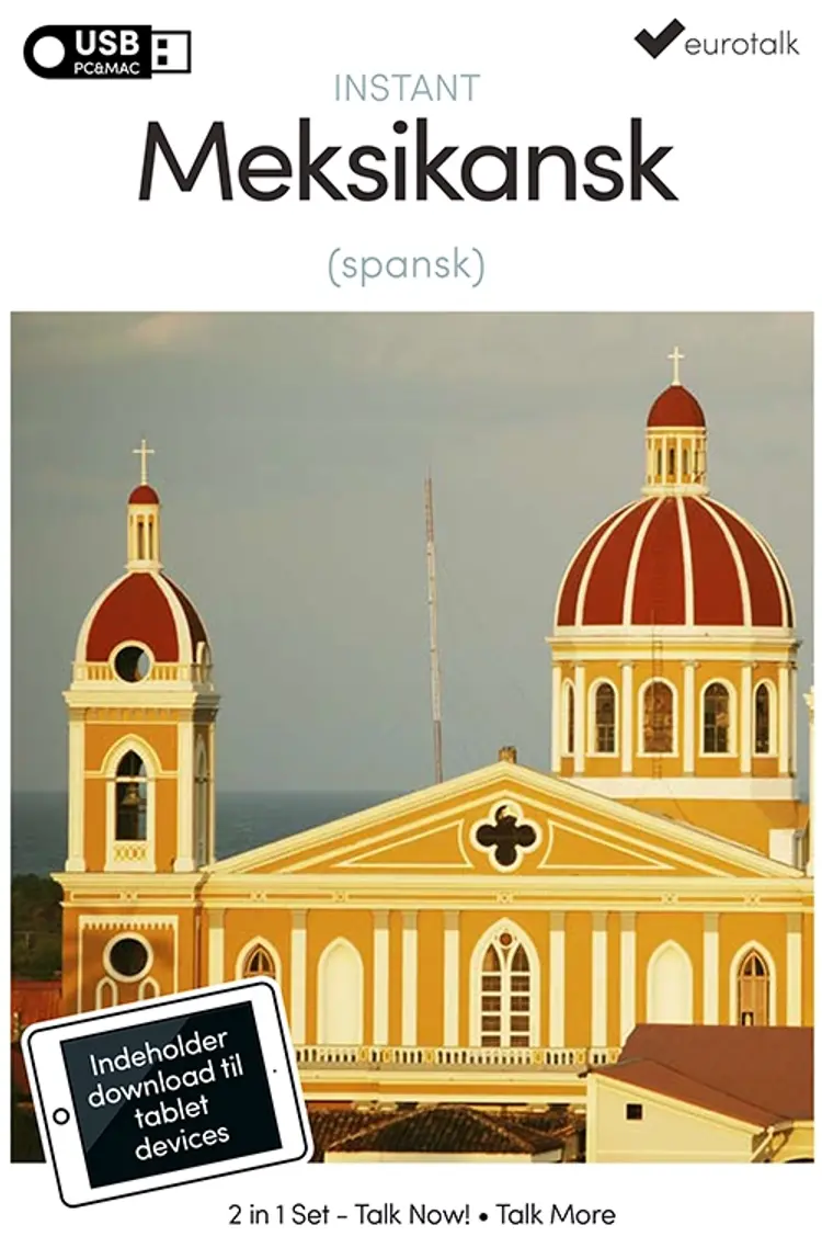 Meksikansk spansk begynder- og parlørkursus USB & download af EuroTalk