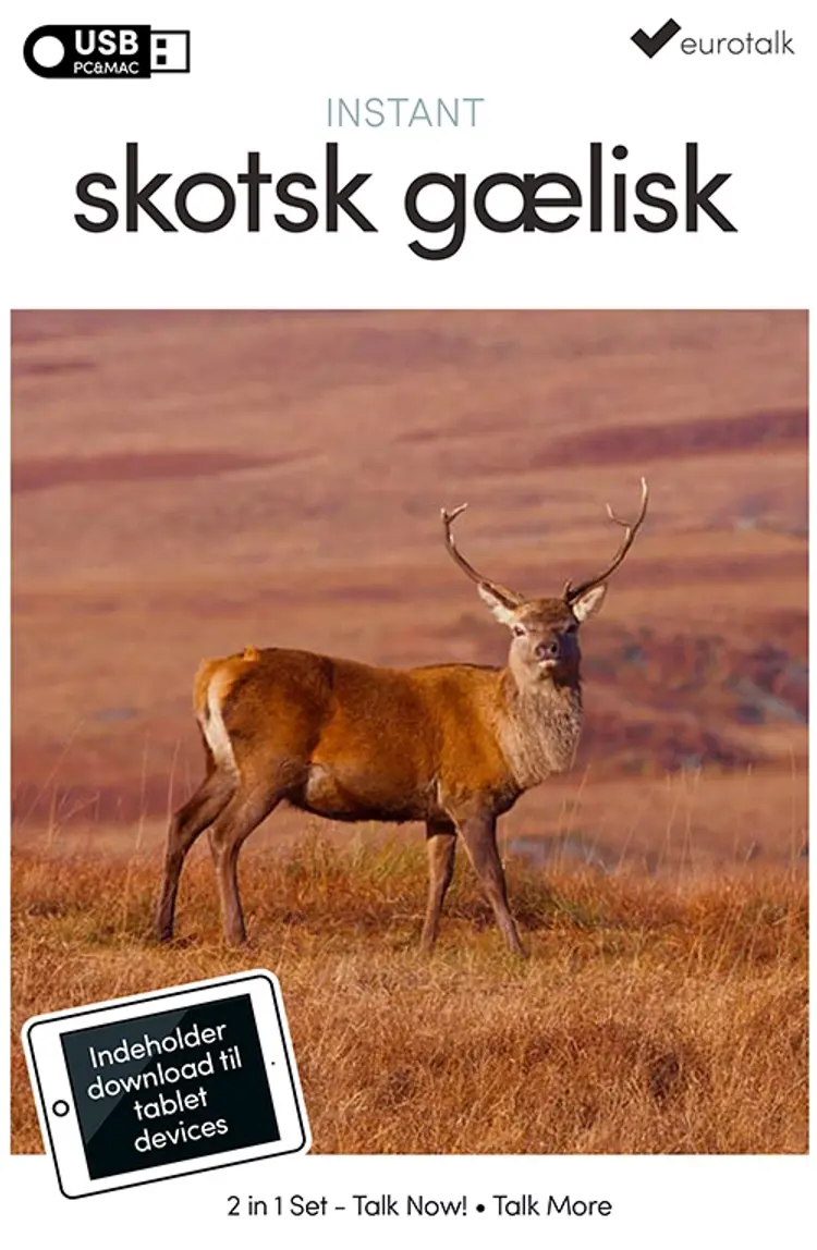 Skotsk gælisk begynder- og parlørkursus USB & download af EuroTalk
