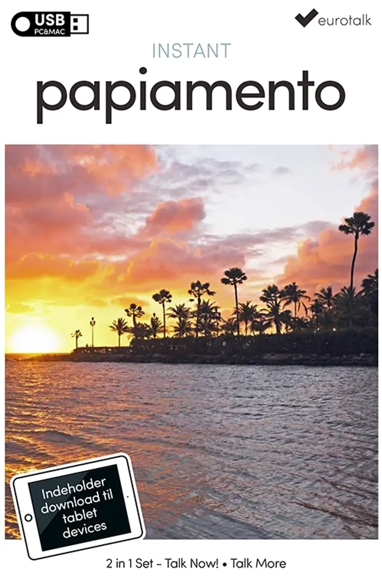 Papiamento begynder- og parlørkursus USB & download af EuroTalk