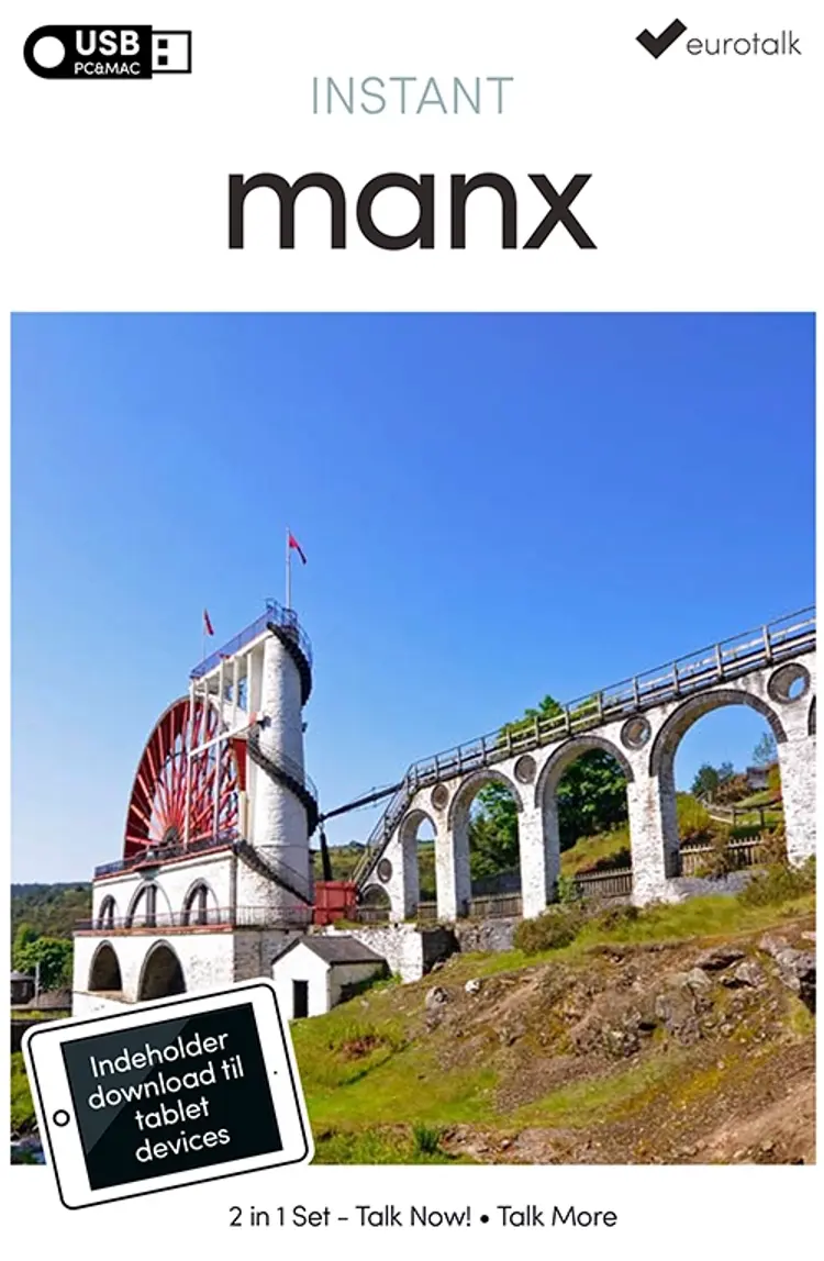 Manx begynder- og parlørkursus USB & download af EuroTalk