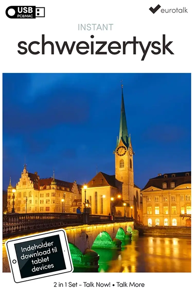 Schweizertysk begynder- og parlørkursus USB & download af EuroTalk