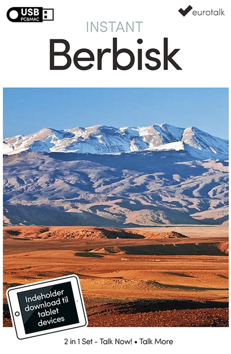 Berbisk begynder- og parlørkursus USB & download af EuroTalk