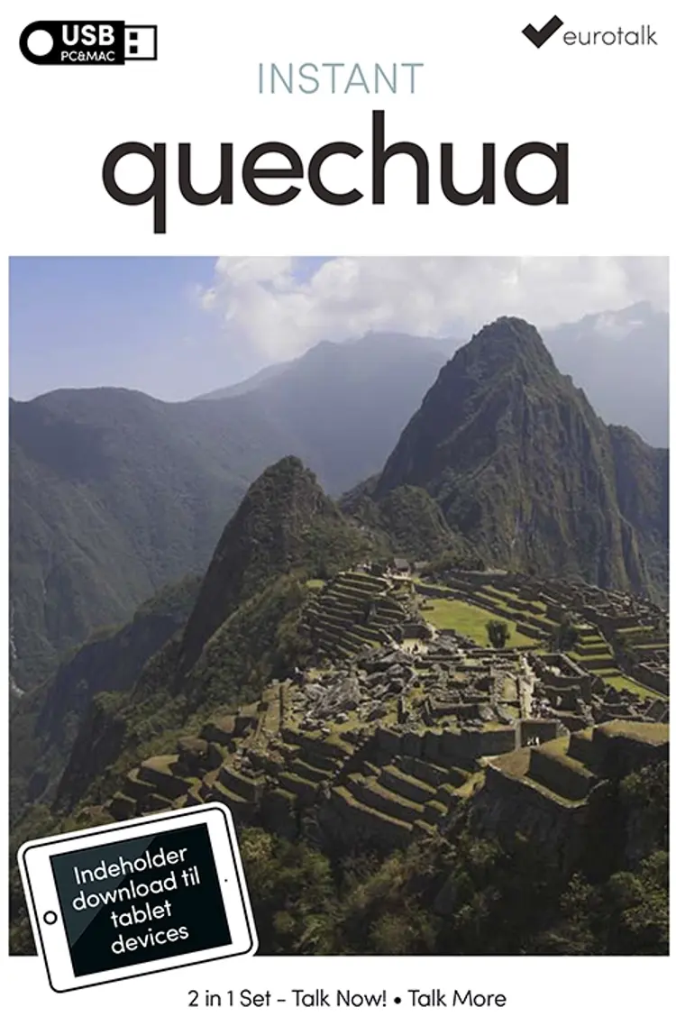 Quechua begynder- og parlørkursus USB & download af EuroTalk