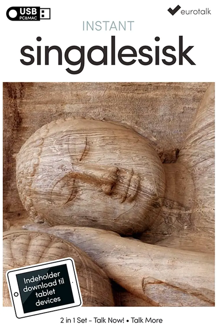 Singalesisk begynder- og parlørkursus USB & download af EuroTalk