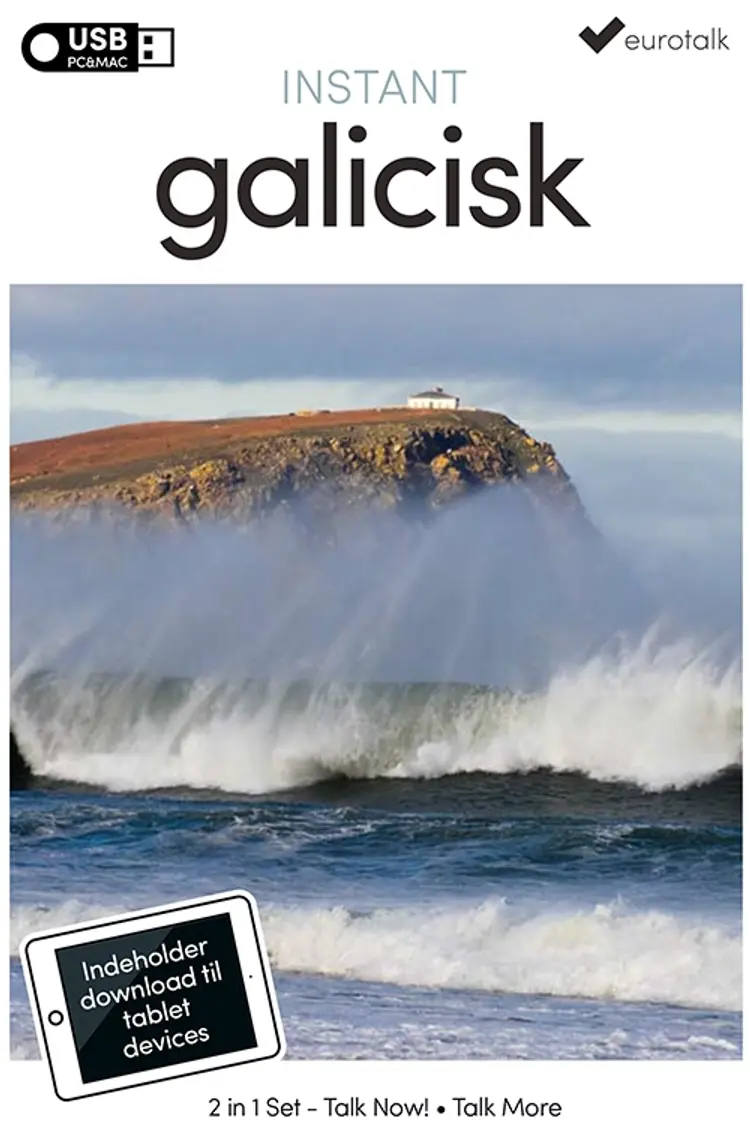 Galisisk begynder- og parlørkursus USB & download af EuroTalk