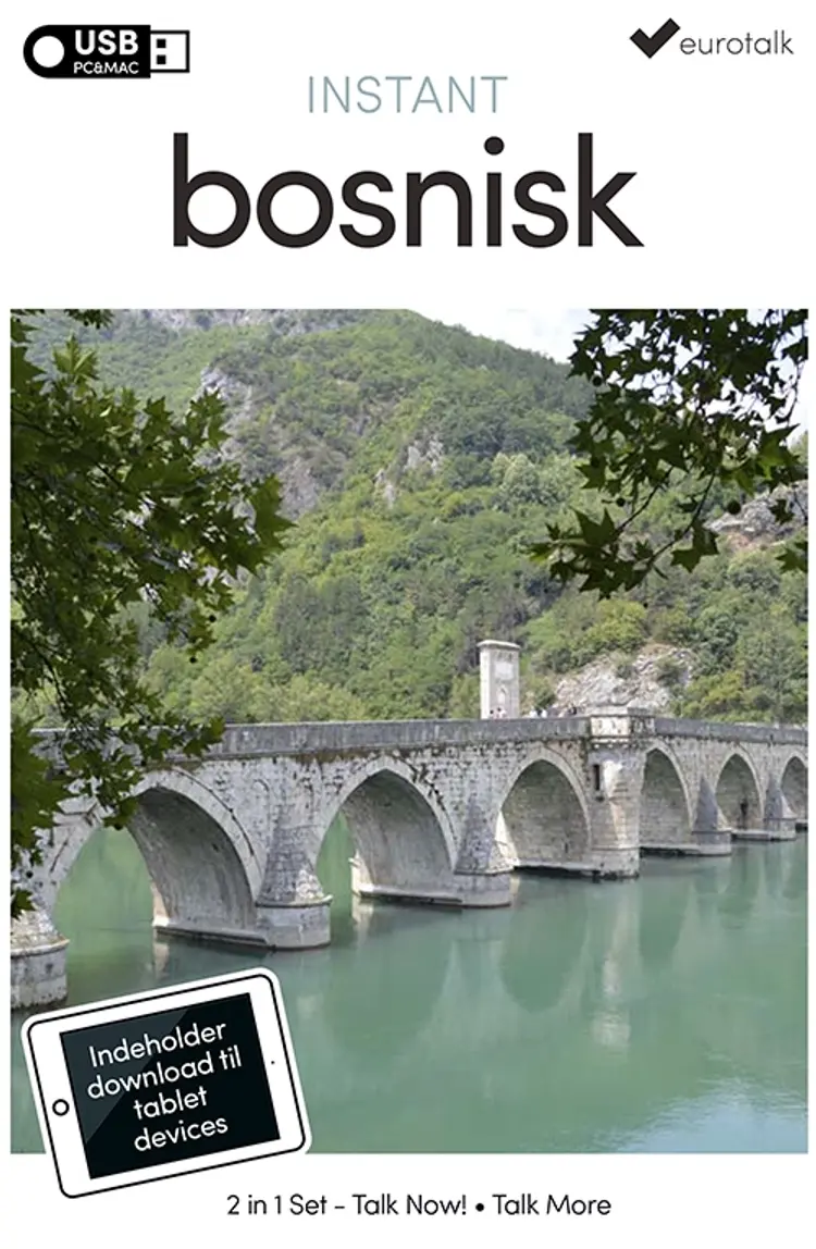 Bosnisk begynder- og parlørkursus USB & download af EuroTalk