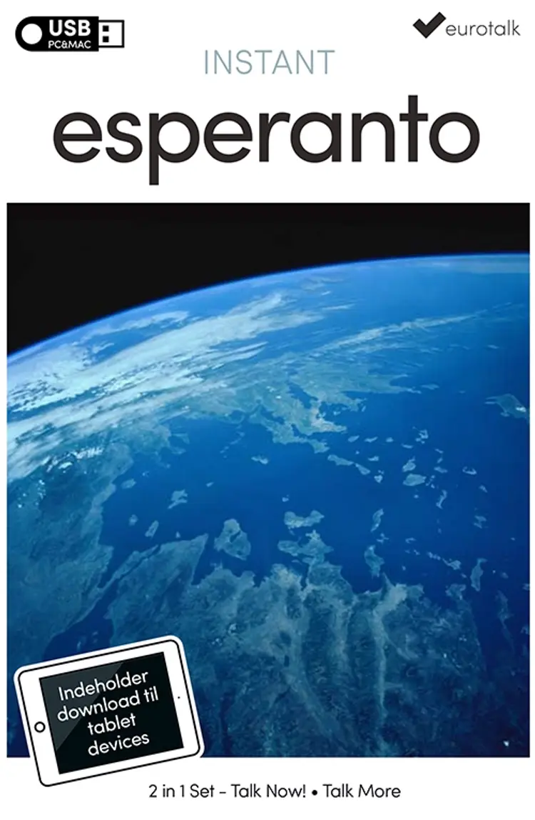 Esperanto begynder- og parlørkursus USB & download af EuroTalk