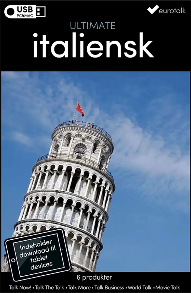 Italiensk samlet kursus USB & download af EuroTalk
