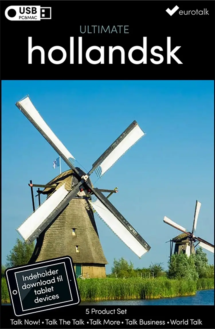 Hollandsk samlet kursus USB & download af EuroTalk