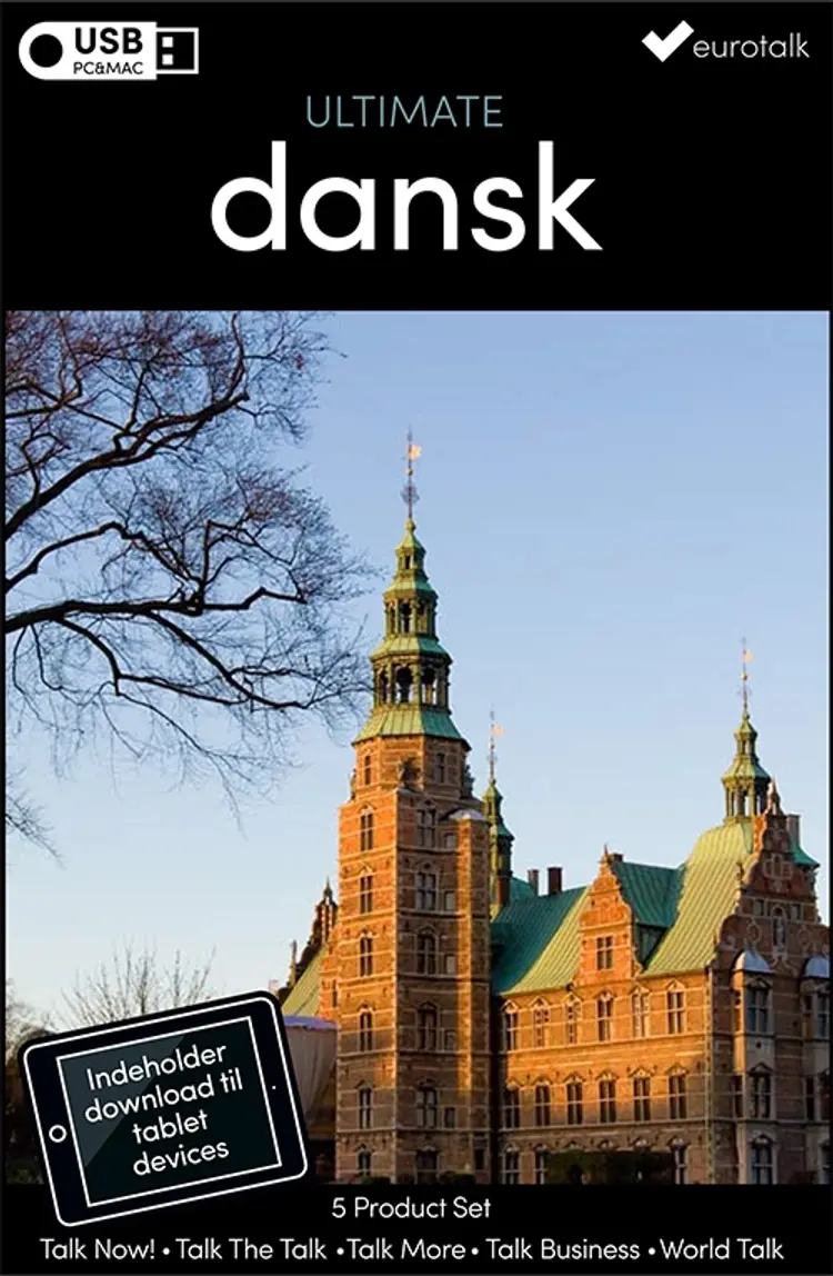 Dansk samlet kursus USB & download af EuroTalk