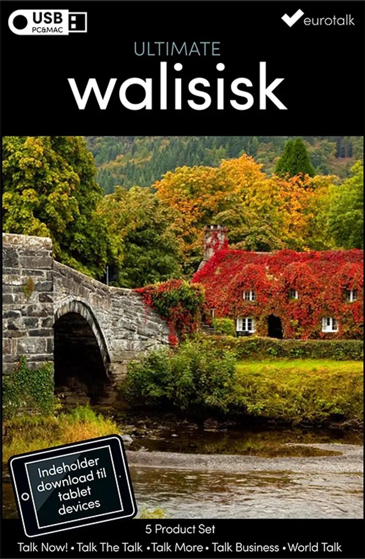 Walisisk samlet kursus USB & download af EuroTalk