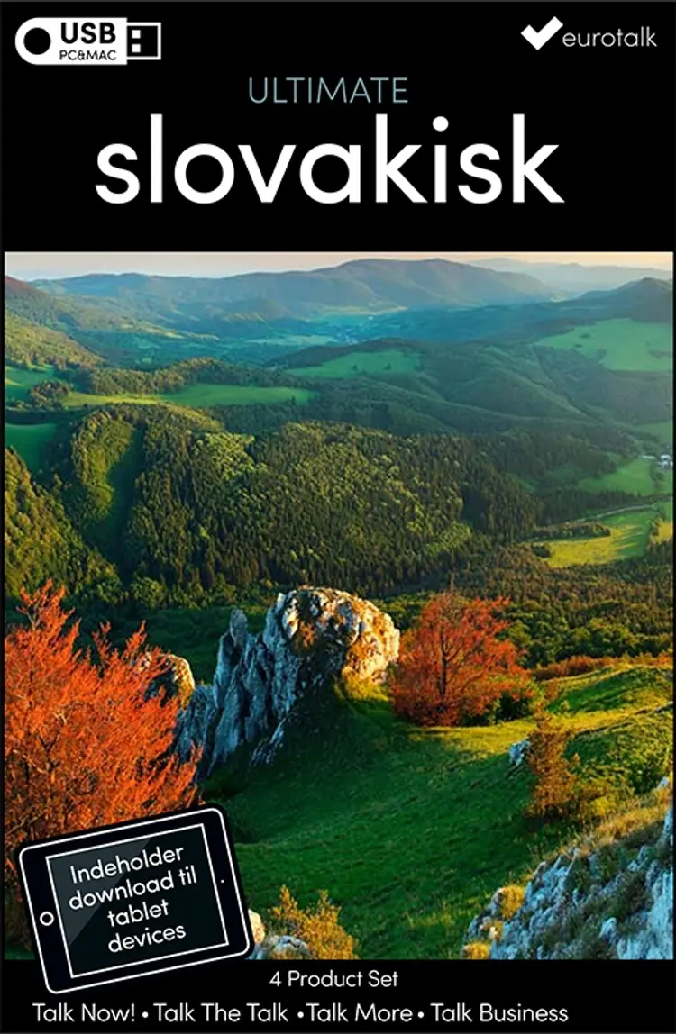 Slovakisk samlet kursus USB & download af EuroTalk