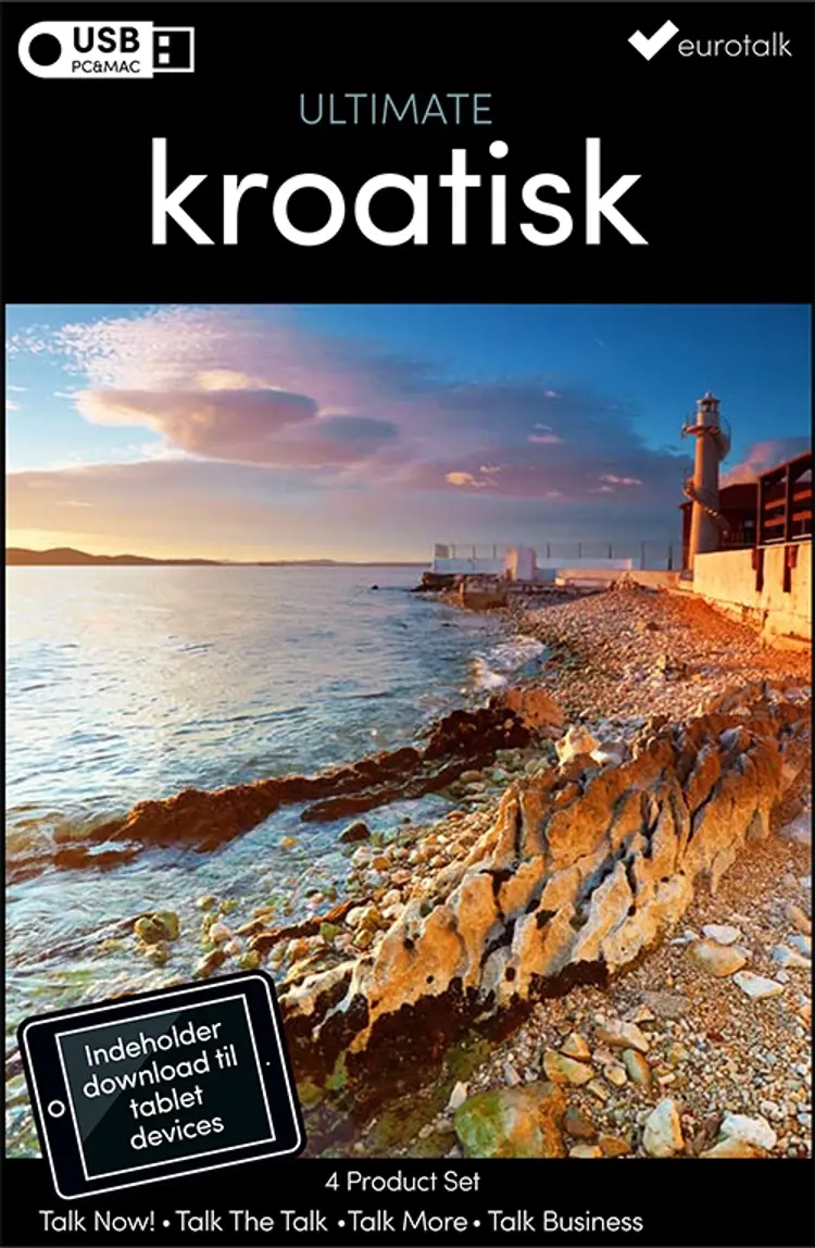Kroatisk samlet kursus USB & download af EuroTalk