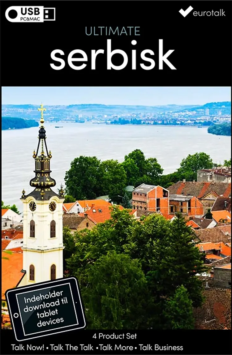 Serbisk samlet kursus USB & download af EuroTalk