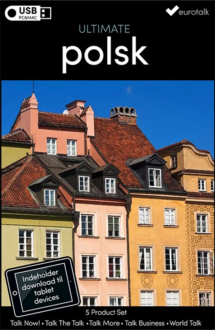 Polsk samlet kursus USB & download af EuroTalk