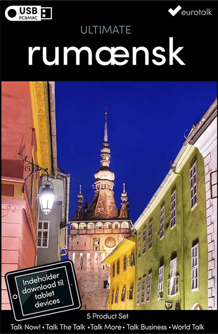 Rumænsk samlet kursus USB & download af EuroTalk