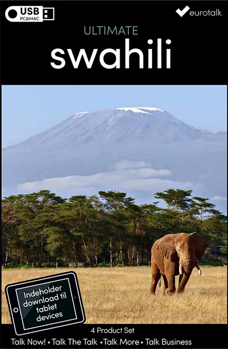 Swahili samlet kursus USB & download af EuroTalk