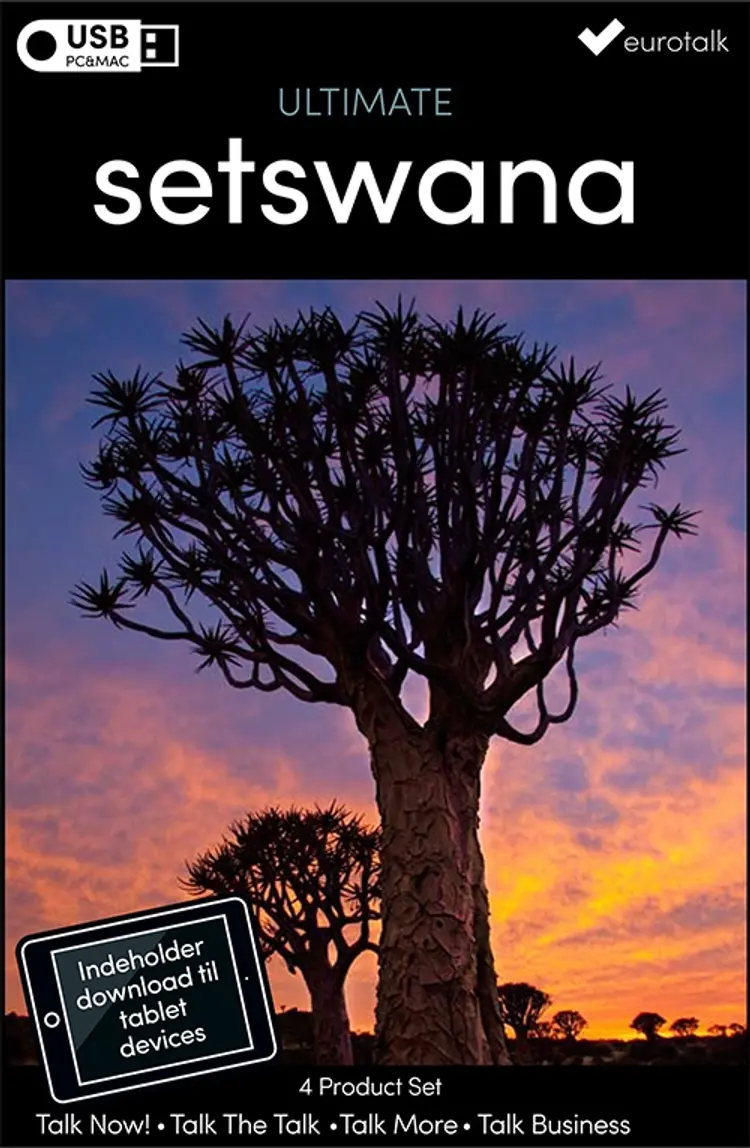 Setswana samlet kursus USB & download af EuroTalk