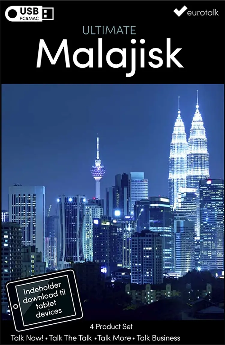 Malajisk samlet kursus USB & download af EuroTalk
