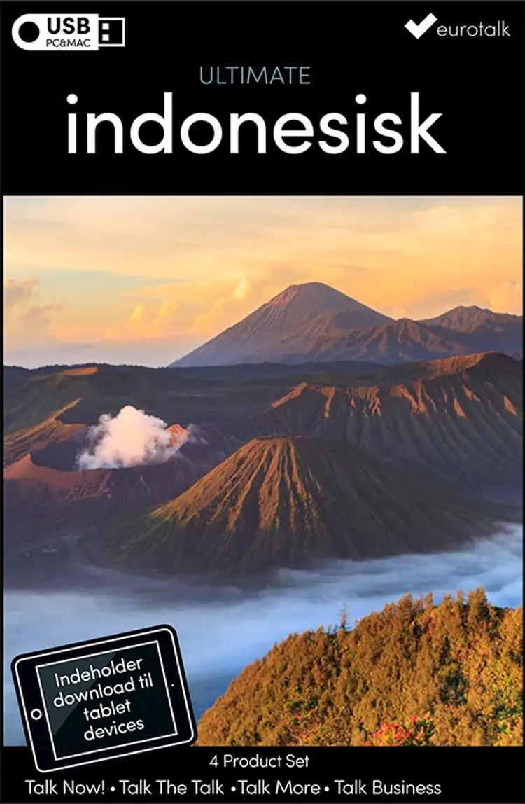 Indonesisk samlet kursus USB & download af EuroTalk