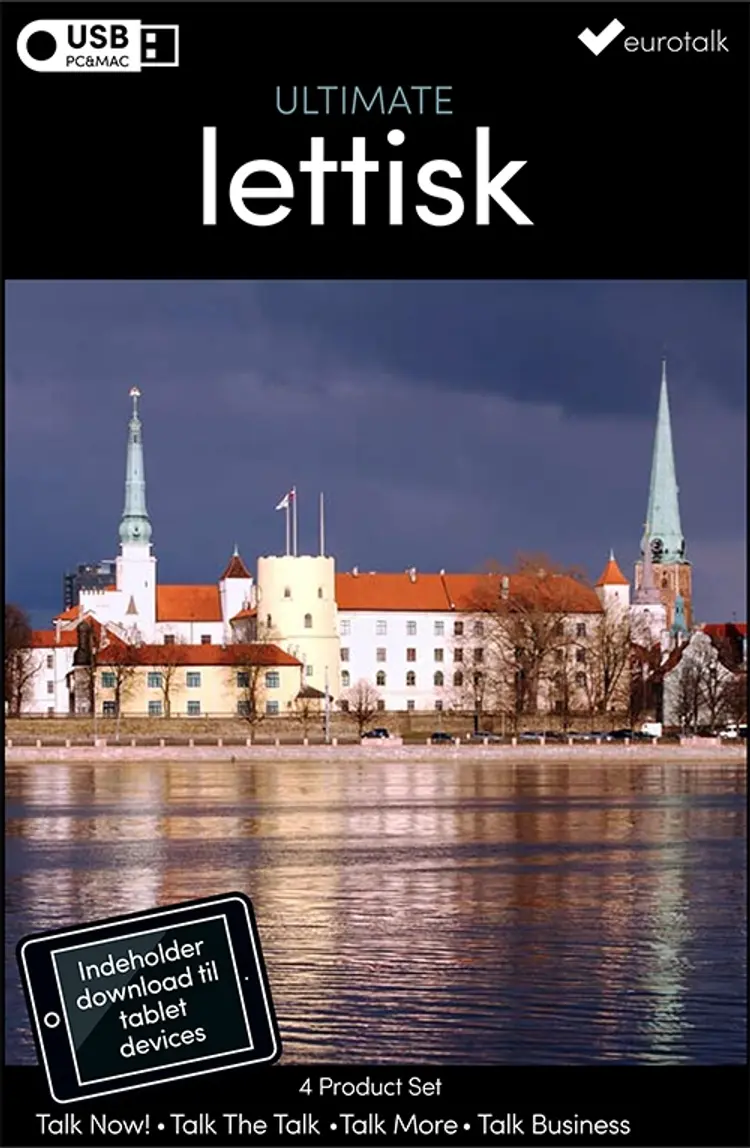 Lettisk samlet kursus USB & download af EuroTalk