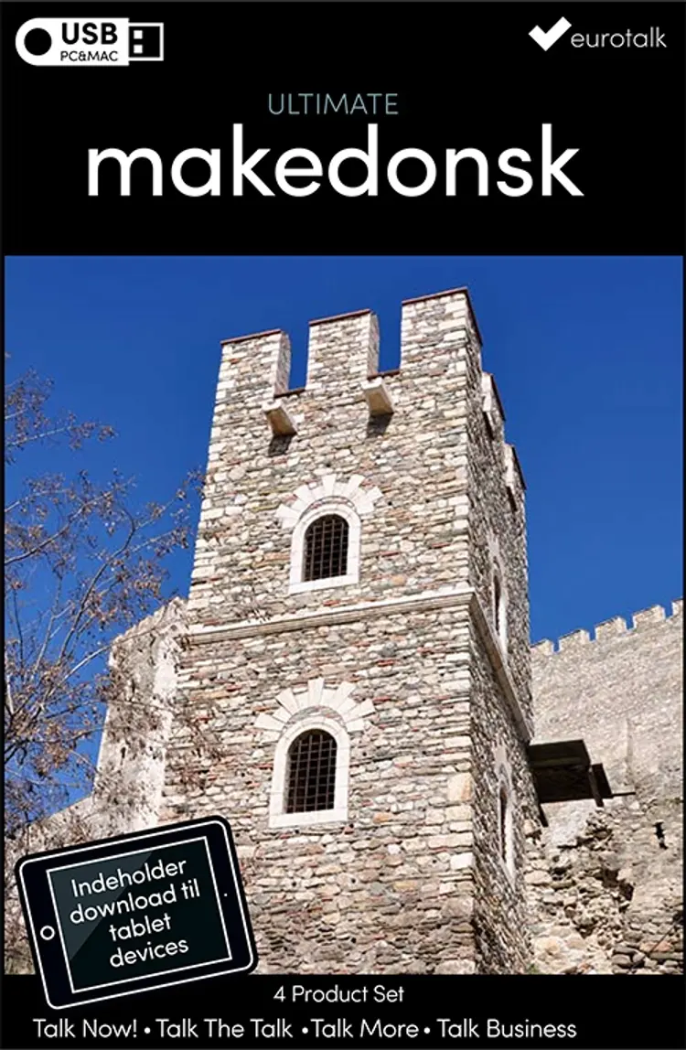 Makedonsk samlet kursus USB & download af EuroTalk
