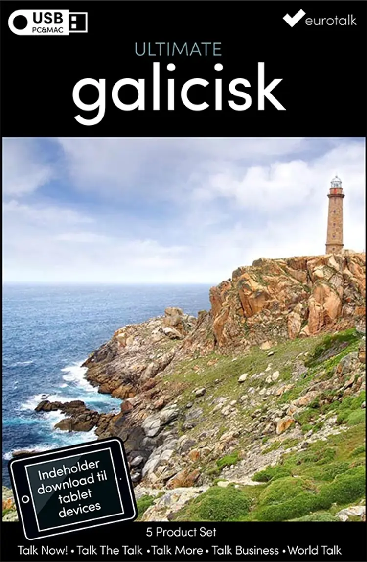 Galisisk samlet kursus USB & download af EuroTalk