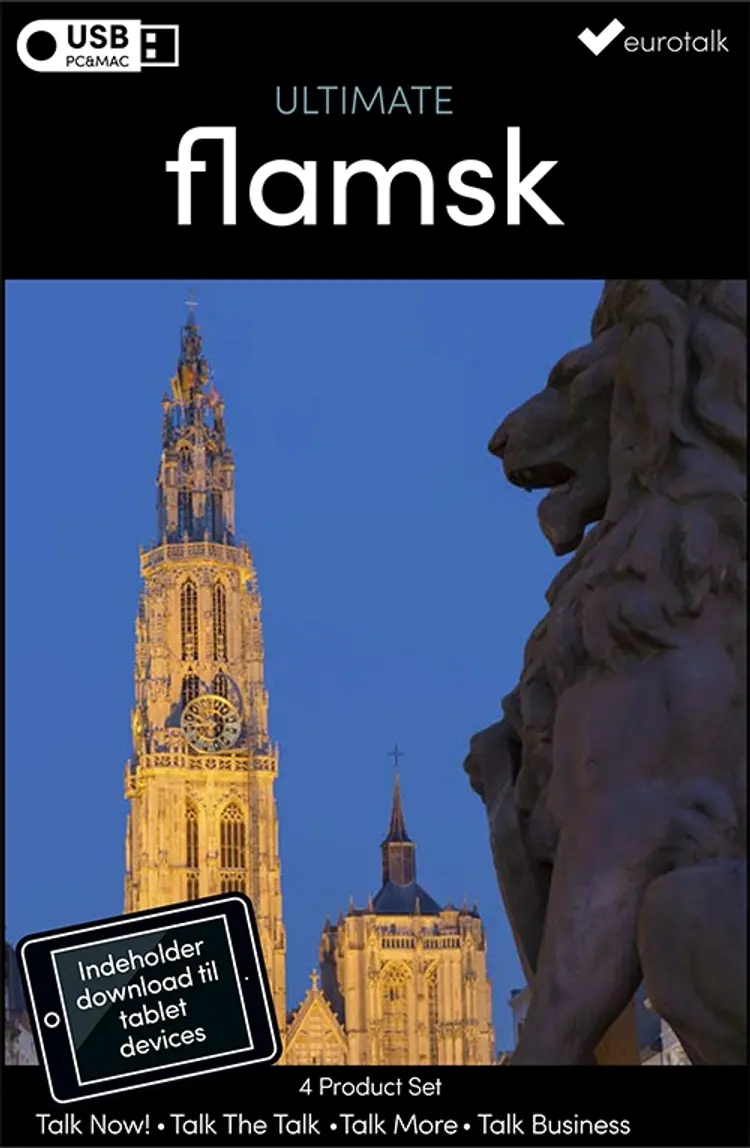 Flamsk samlet kursus USB & download af EuroTalk