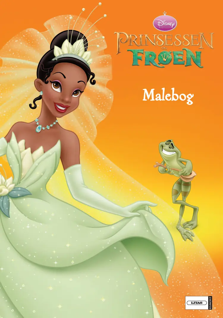 Prinsessen og frøen malebog