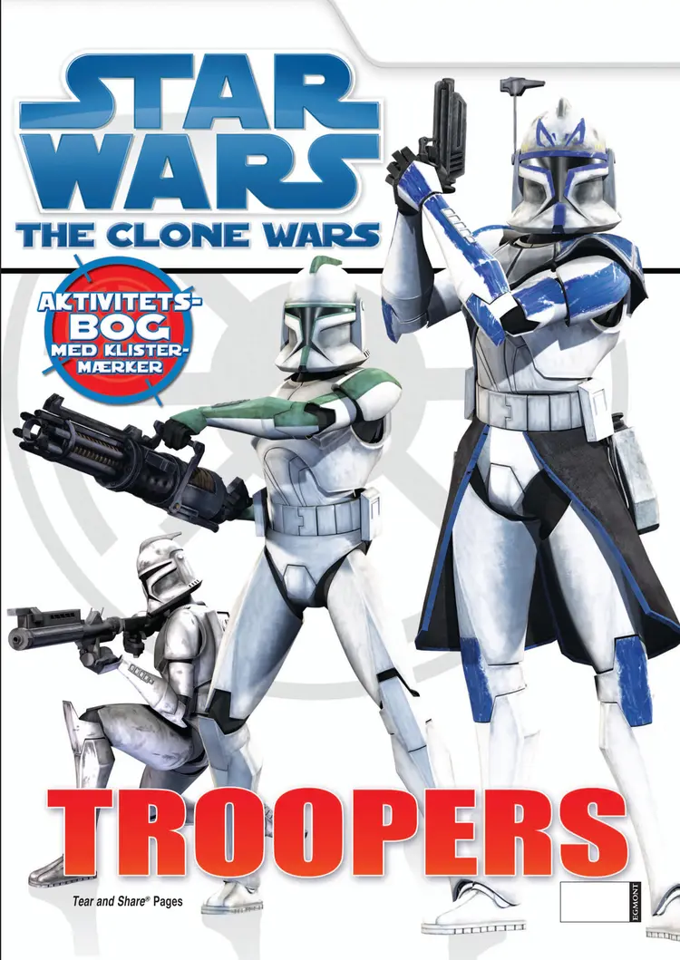 Clone Wars malebog m/opgaver
