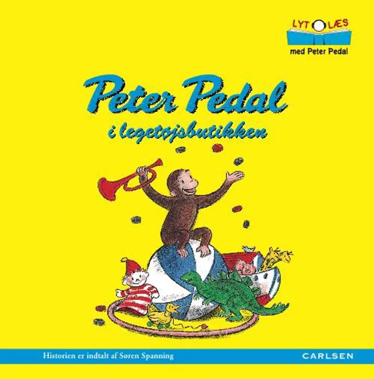Lyt og læs Peter Pedal i legetøjsbutikken af Rey