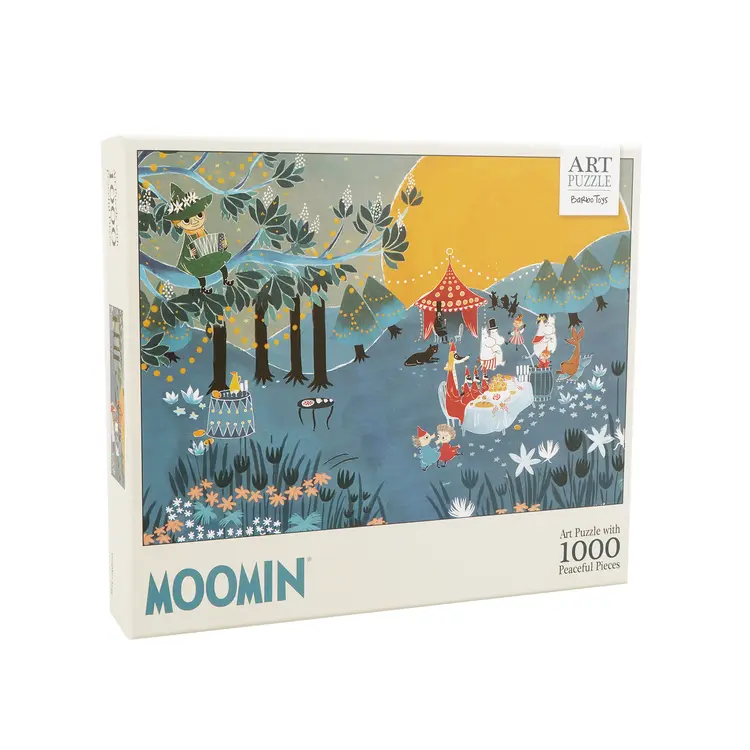 Mumi Art Puslespil - 1000 brikker - Blå af Mumi