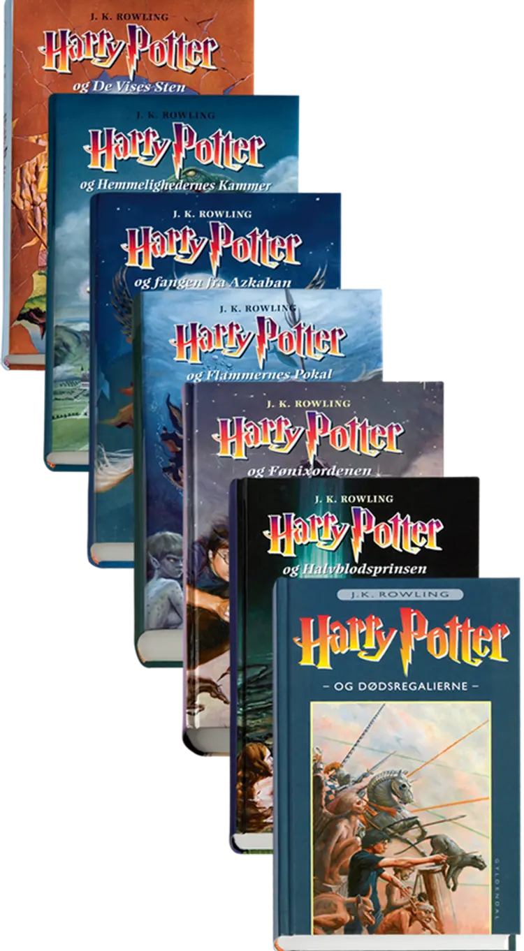 Harry Potter 1-7 pakke af J.K. Rowling