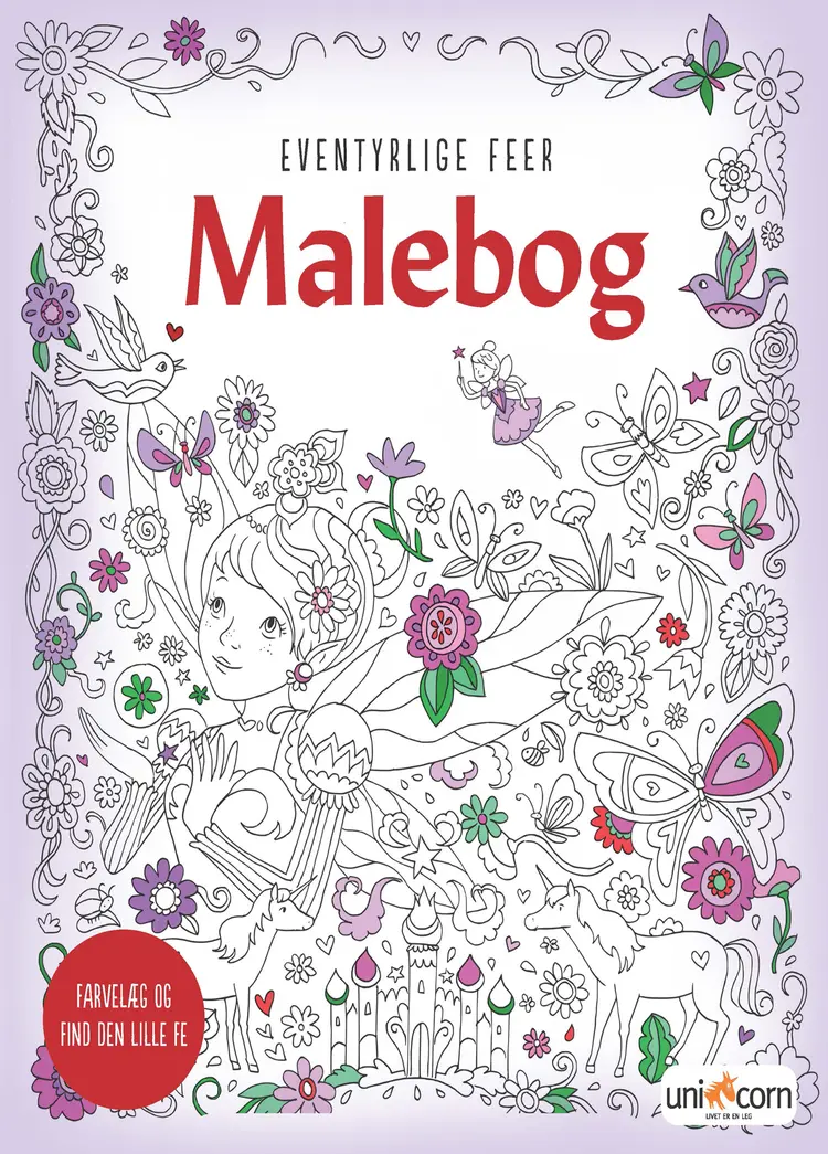 Malebog med Eventyrlige Feer
