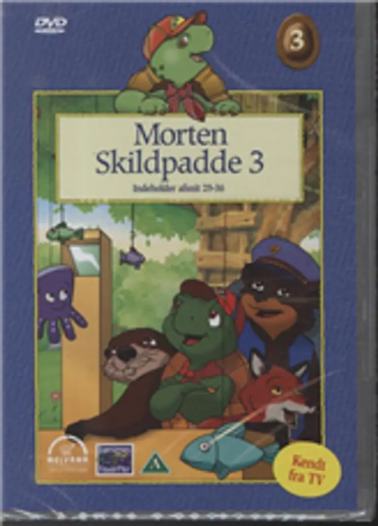 Morten Skildpadde 3 DVD af bogklub LR forfatter