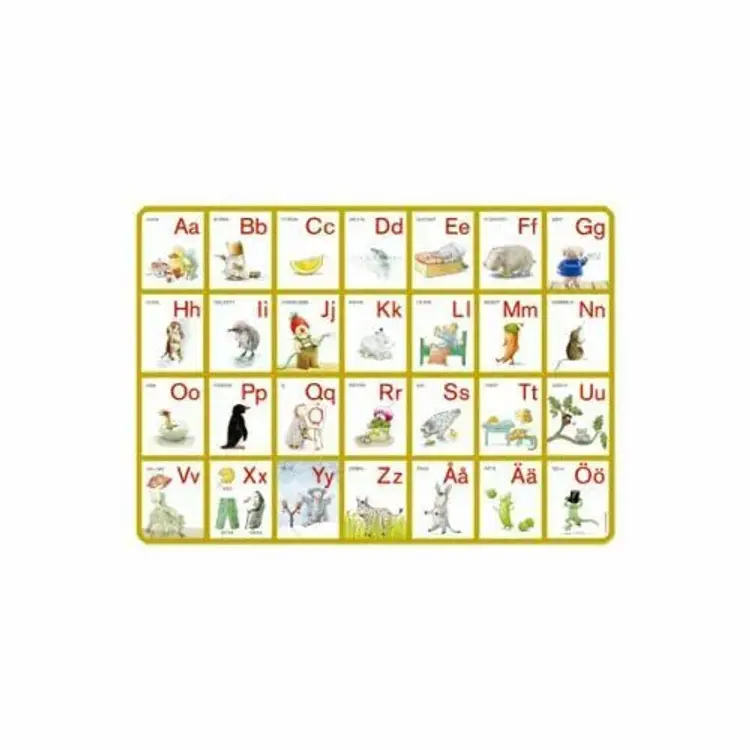 Dækkeserviet ABC sa lilla  T af Hjelm Förlag