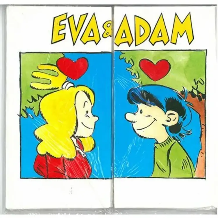 Brevpapper Eva & Adam - Brevpapir af Hjelm Förlag