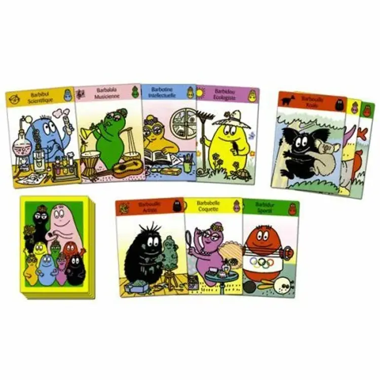 Barbapapa familjespel (spillekort) af Hjelm Förlag