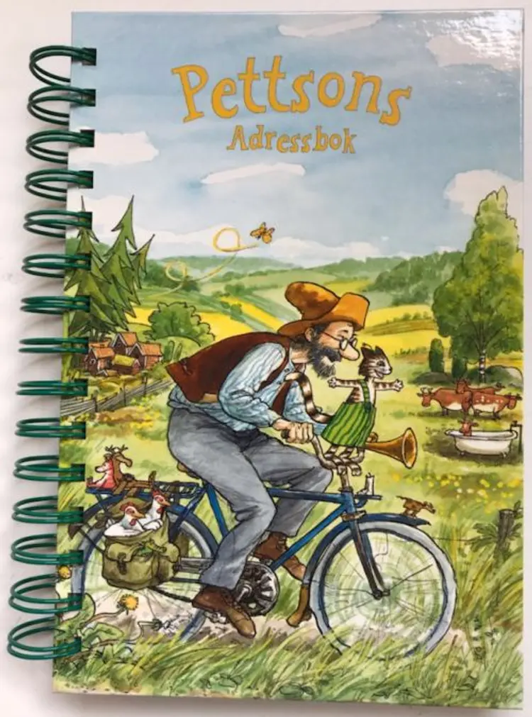Pettson Adressbok - Telefonbok - Peddersen Adressebog - Telefonbog af Hjelm Förlag