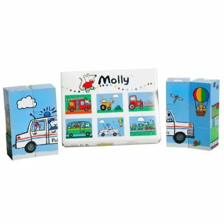 Molly billedklodser - 6 klodser af Hjelm Förlag