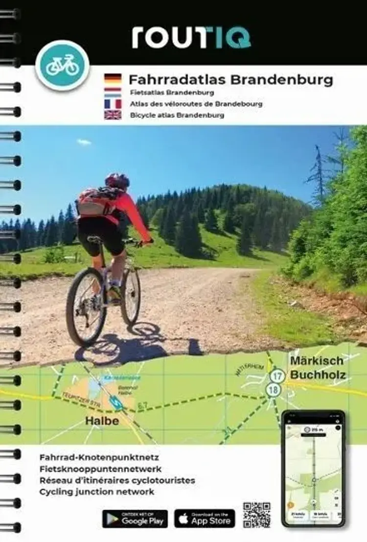 Bicycle atlas Brandenburg af routiq