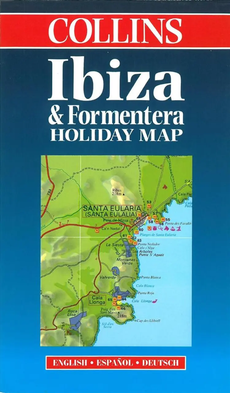 Ibiza & Formentera, Holiday Map