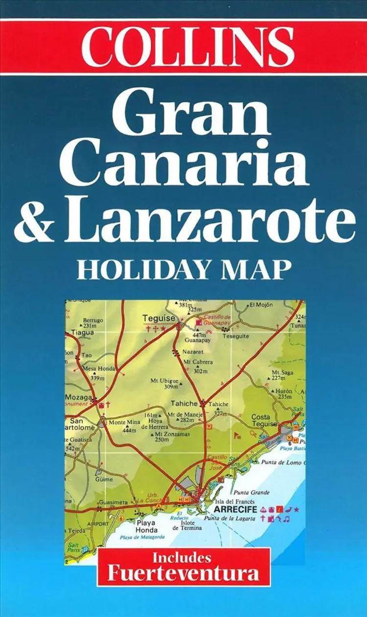 Gran Canaria, Lanzarote & Fuerteventura, Holiday Map