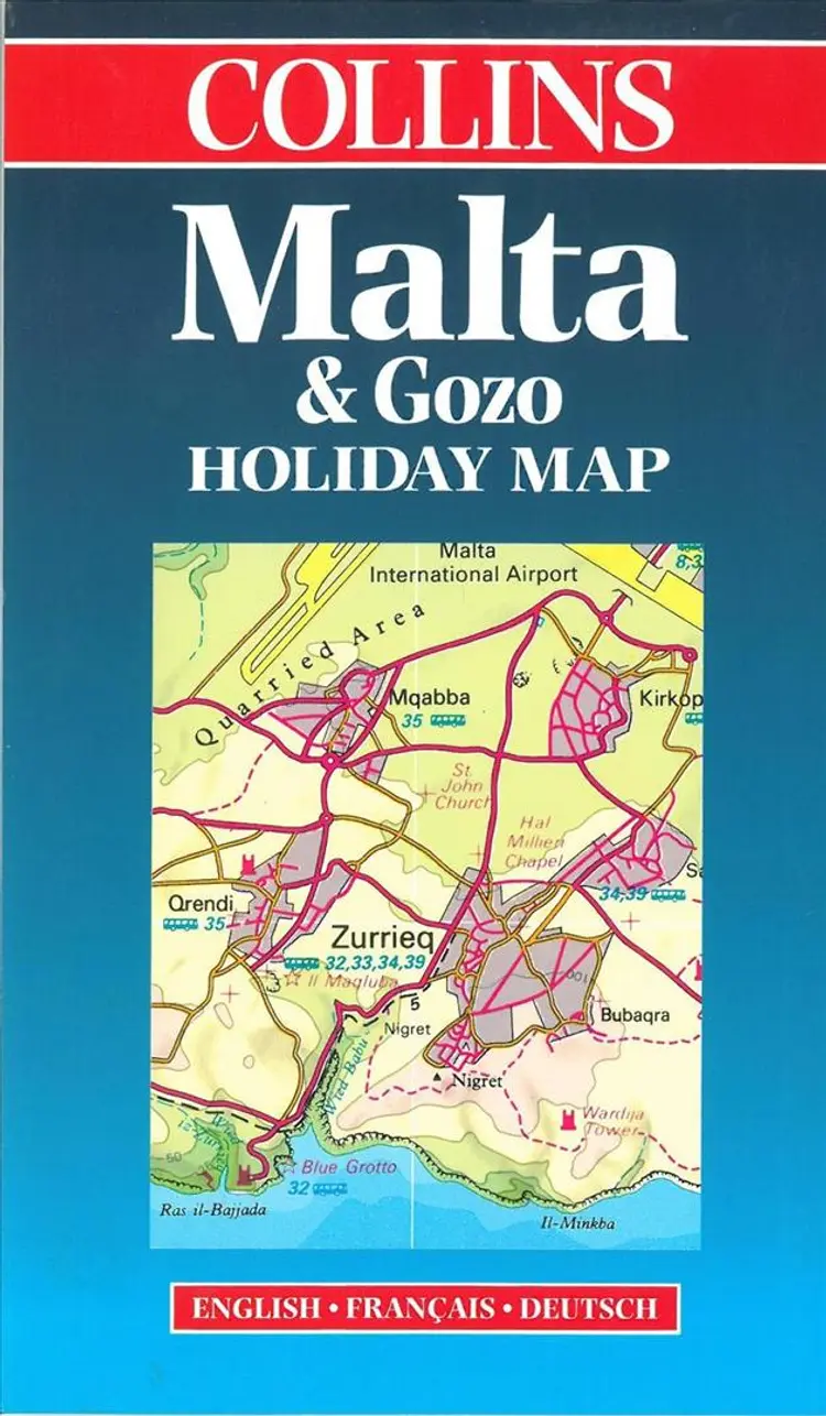 Malta & Gozo, Holiday Map